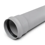 مواسير UPVC ضغط 2 بار كلاس 1، مقاس 125 مم، سماكة 1.8 مم، لون رمادي
