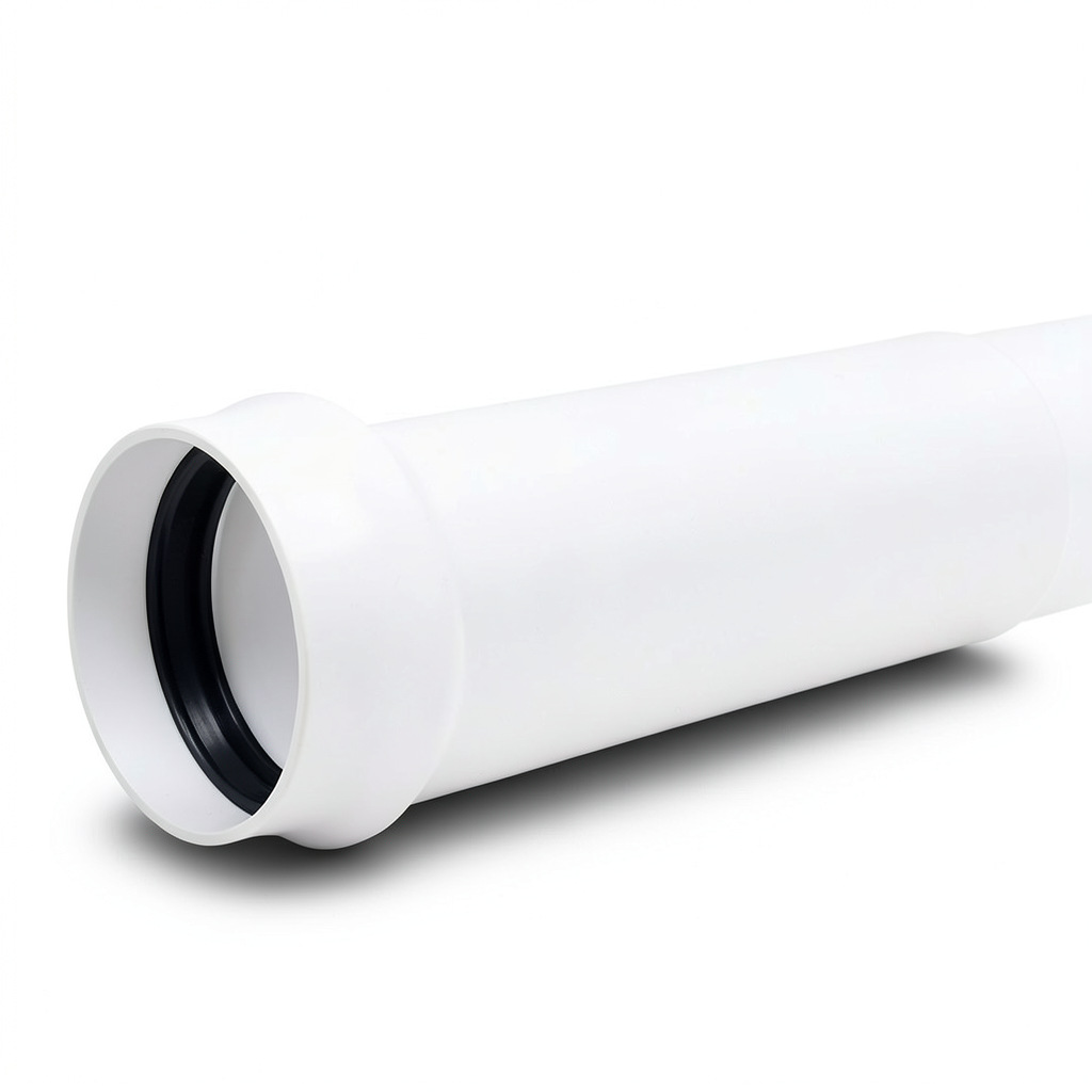 مواسير UPVC لون ابيض كلاس 4 ضغط 10 بار، مقاس 355 مم، سماكة 16.9 مم