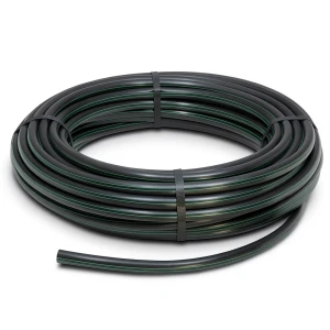 لفة بلاستيك HDPE ضغط 16 بار PE 100، قطر خارجي 40 ملم، سمك 4.5 ملم، لون أسود