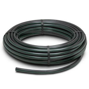لفة أنابيب HDPE ضغط 16 بار PE 100 مقاس 50 مم سمك 5.6 مم لون أسود