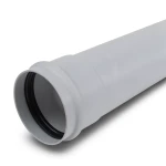 أنابيب UPVC ضغط 2 بار كلاس 1، مقاس 160 مم، سماكة 1.8 مم، لون رمادي