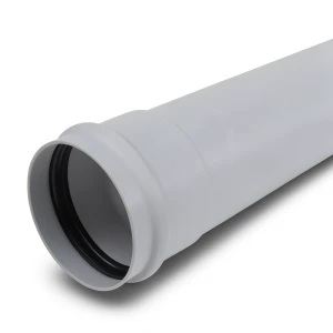 أنابيب UPVC ضغط 2 بار كلاس 1، مقاس 160 مم، سماكة 1.8 مم، لون رمادي