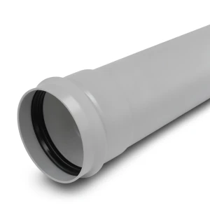 UPVC Pipes PN 2 Bar Class 1, Size 200 mm, Thickness 1.8 mm, Gray Color