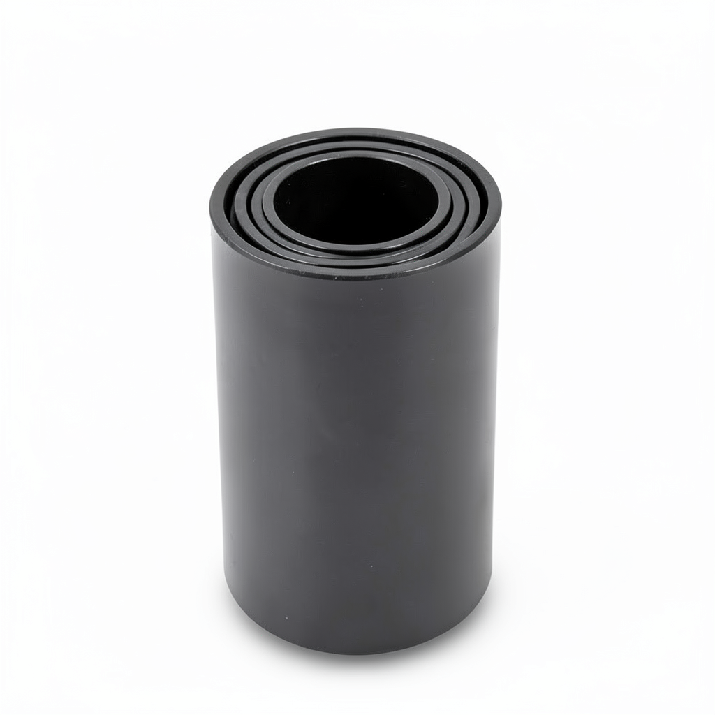 لفة أنابيب بولي إيثيلين عالي الكثافة ضغط 20 بار PE 100، قطر خارجي 200 mm، سمك 24.8 mm، أسود