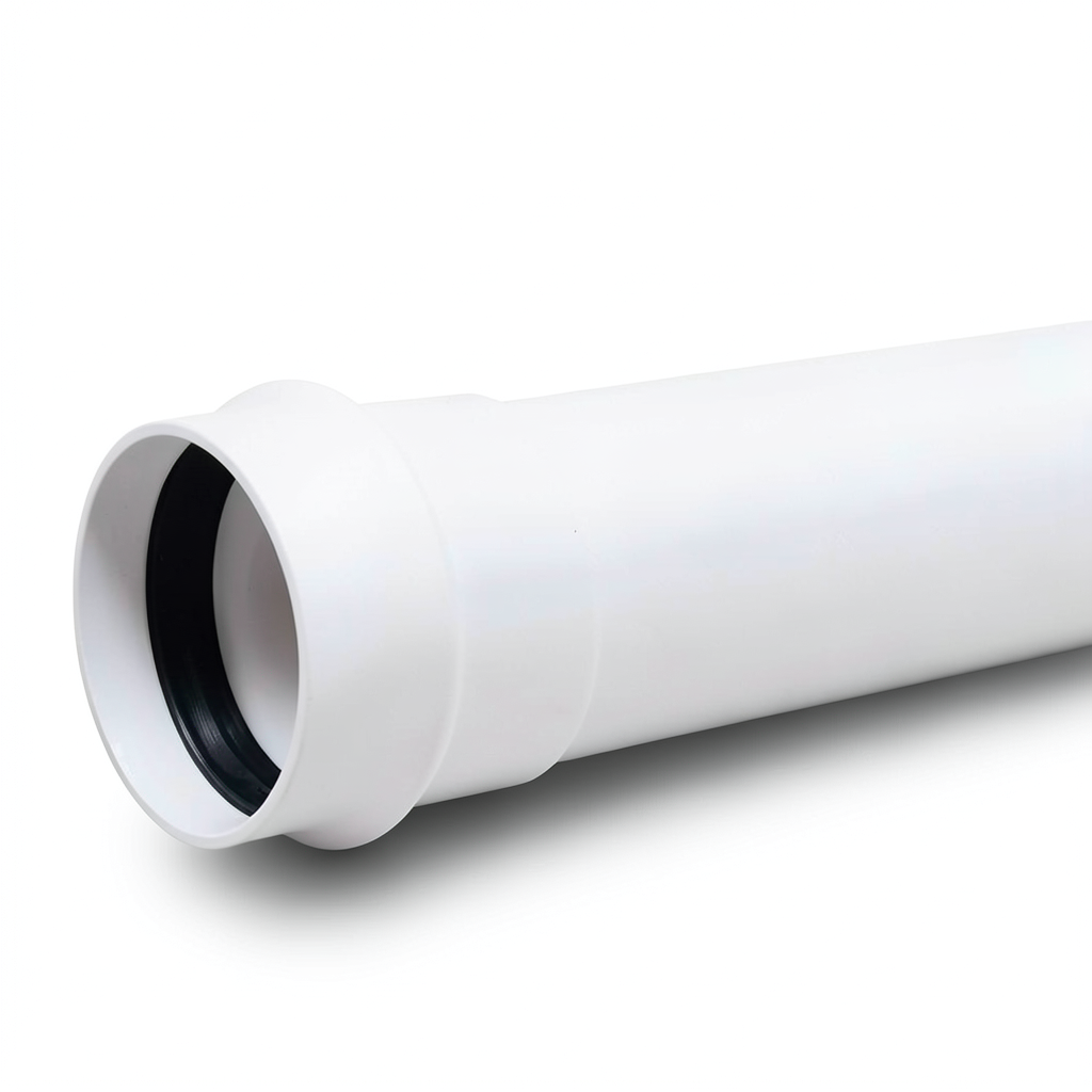 UPVC Pipe Class 4 PN 10 Bar, Thickness 23.9 mm, Size 500 mm, White Color