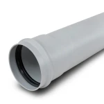 أنابيب بلاستيك UPVC ضغط 2 بار كلاس 1، مقاس 250 مم، سمك 2 مم، لون رمادي