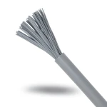 سلك نحاس شعر 0.5 mm 300/500 فولت عزل PVC، لون رمادي | مجموعة كابلات الرياض