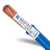 سلك مفرد نحاس شعر 0.5 مم2 300/500 فولت، عزل PVC، أزرق | مجموعة كابلات الرياض - Image 1