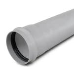 UPVC Pipes PN 6 Bar Class 3, Size 75 mm, Thickness 2.2 mm, Grey Color