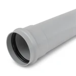 UPVC Plastic Pipe PN 6 Bar Class 3, Size 110 mm, 3.2 mm Thick, Grey