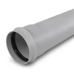 UPVC Pipes PN 2 Bar Class 1, Size 200 mm, Thickness 1.8 mm, Gray Color