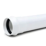 UPVC Pipe Thickness 21.5 mm Size 450 mm White Class 4 PN 10 Bar