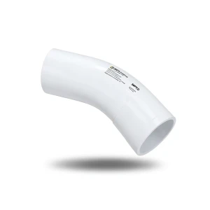 UPVC Elbow Long Radius 11.25° 140 mm White Color | SAPPCO