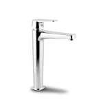 Italian Dream Automatic Brass Bathroom Washbasin Mixer, Chrome Color, High