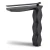 High Ribbed Washbasin Faucet Black Color - Image 1