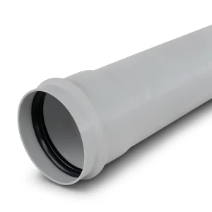 UPVC Pipes PN 6 Bar Class 3, Size 75 mm, Thickness 2.2 mm, Grey Color