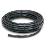 لفة بلاستيك HDPE ضغط 16 بار PE 100، قطر خارجي 40 ملم، سمك 4.5 ملم، لون أسود