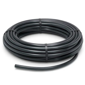 HDPE Plastic Coil Pipe Pressure 16 Bar PE 100 Size 75 mm Thickness 8.4 mm Black
