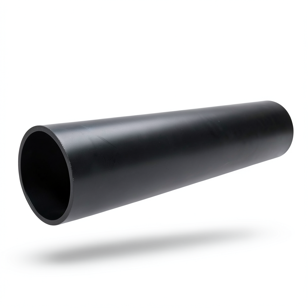 مواسير HDPE ضغط 4 بار PE 100 مقاس 140 ملم سماكة 4.0 ملم لون اسود