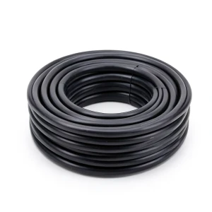 High Density Polyethylene Coil Pipe Pressure 20 Bar PE 100, 200 mm OD, 24.8 mm Thickness, Black