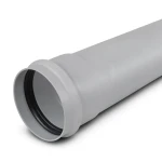 أنابيب UPVC ضغط 2 بار كلاس 1، مقاس 160 مم، سماكة 1.8 مم، لون رمادي