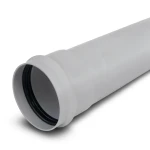 UPVC Plastic Pipes PN 2 Bar Class 1, Size 180 mm, Thickness 1.8 mm, Gray Color