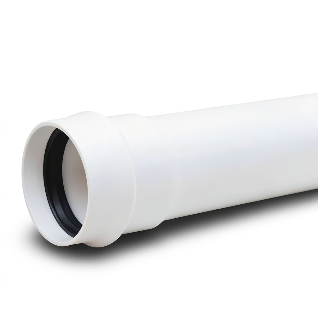 Plastic Pipes 16-Bar Pressure 32 mm Size 2.4 mm Thickness White