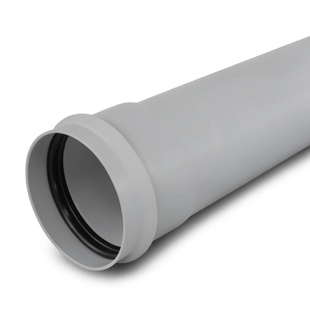 أنابيب UPVC ضغط 2 بار كلاس 1، مقاس 225 مم، سمك 1.8 مم، لون رمادي