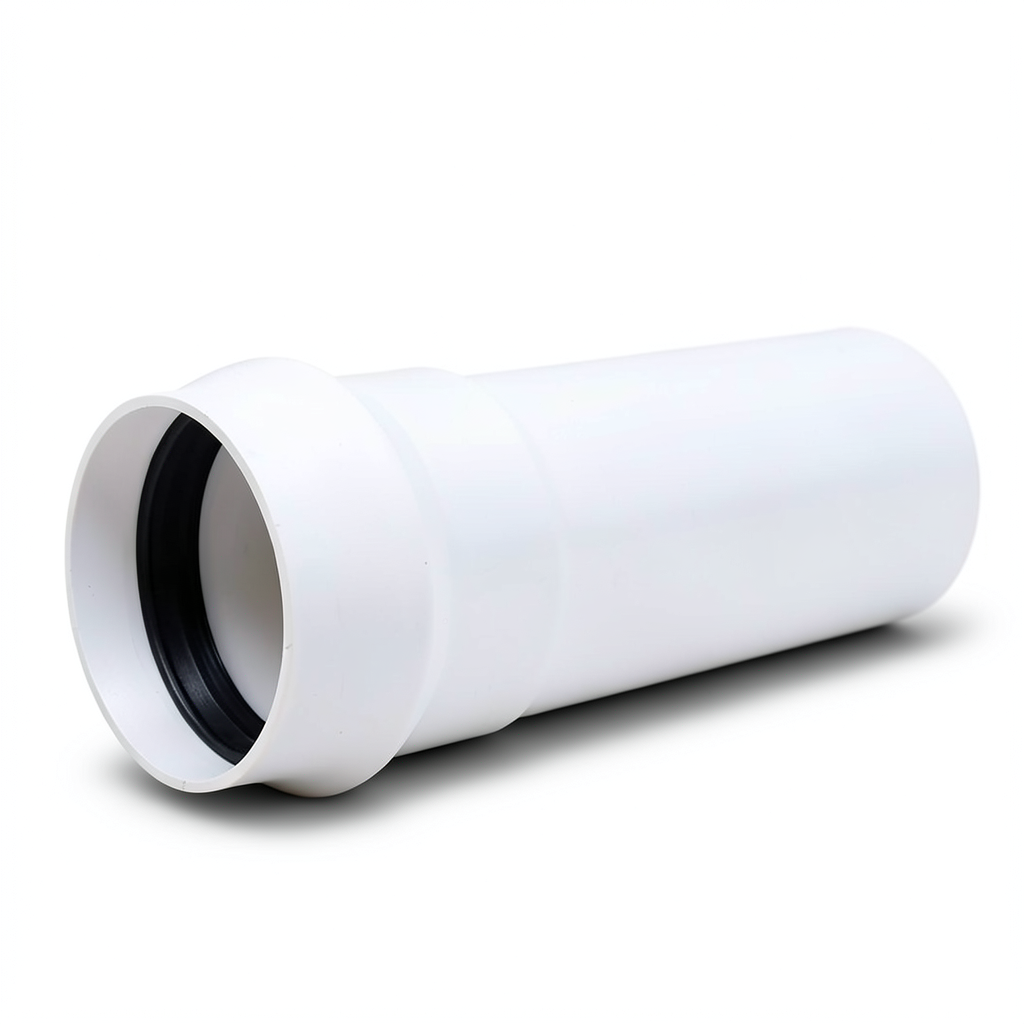 مواسير UPVC كلاس 4 ضغط 10 بار، سماكة 23.9 مم، مقاس 500 مم، لون ابيض