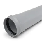 مواسير بلاستيك UPVC ضغط 2 بار كلاس 1، مقاس 280 مم، سماكة 2.3 مم، لون رمادي