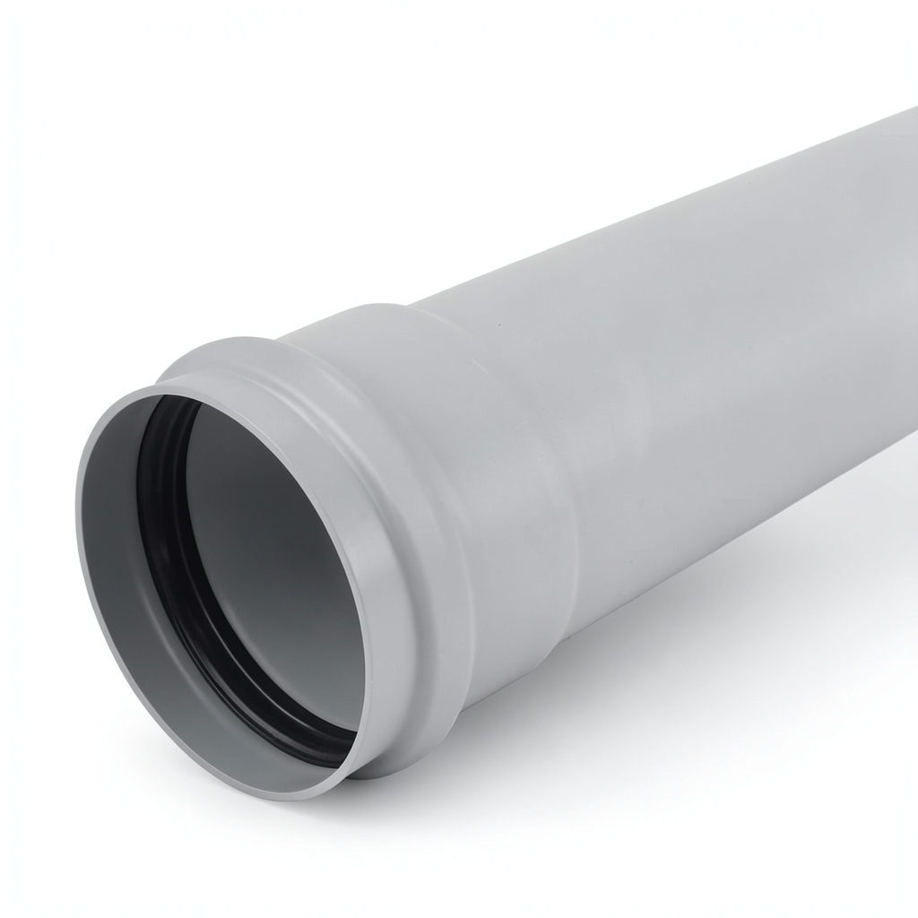 UPVC Pipe PN 2 Bar Class 1, Size 315 mm, Thickness 2.5 mm, Gray Color