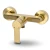 Shower Mixer Brass Weight 1.75 kg Gold Color - Image 1