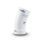 كوع UPVC طويل نصف قطر زاوية 22.5° قطر خارجي 200 مم لون أبيض | سابكو