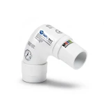 كوع UPVC طويل نصف قطر زاوية 11.25° قطر خارجي 32 مم لون أبيض | سابكو