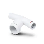 كوع UPVC طويل نصف قطر زاوية 11.25° قطر خارجي 90 مم لون أبيض | سابكو