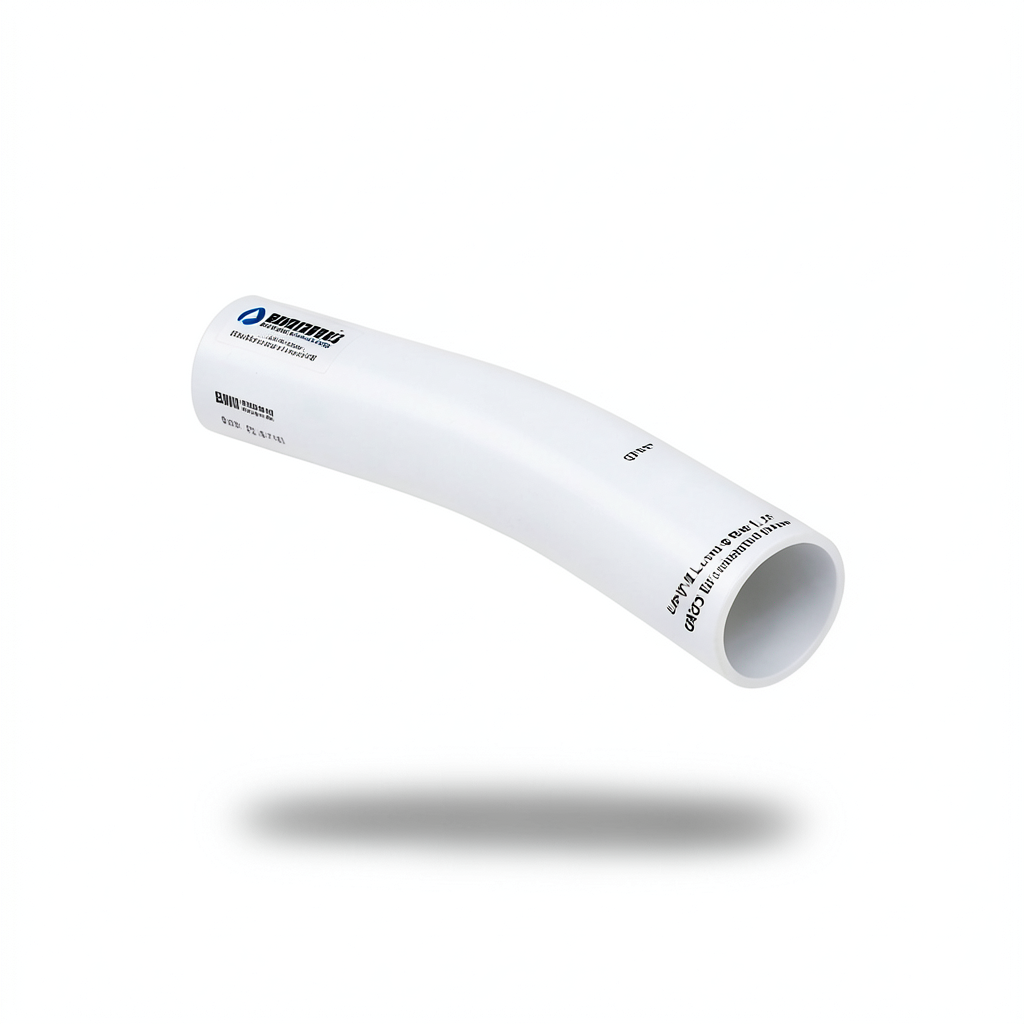 UPVC Elbow Long Radius 11.25° Outside Diameter 200 mm White Color | SAPPCO