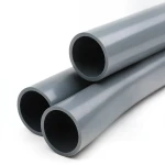 انابيب بلاستيك UPVC ضغط 12 بار مقاس 2 1/2 إنش سمك 4.5 مم لون رمادي غامق