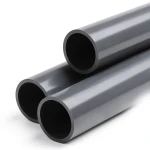 انابيب بلاستيك UPVC ضغط 12 بار مقاس 8 إنش سمك 11.9 ملم لون رمادي غامق