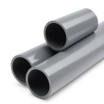 أنابيب بلاستيك UPVC ضغط 15 بار مقاس 1/2 إنش سمك 2.1 مم لون رمادي غامق