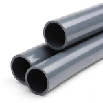 UPVC Plastic Pipe PN 15 Bar Size 1 inch Thickness 2.7 mm Dark Gray