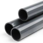 انابيب بلاستيك UPVC ضغط 15 بار مقاس 1 إنش سمك 2.7 مم لون رمادي غامق