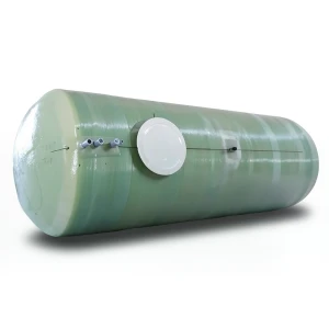 Water Tank Al-Kawthar Horizontal Fiber Glass 25000 Liter, Size 600×235 cm