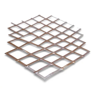 Aluminum Expanded Metal Mesh Thickness 1.7 mm Width 1.22 m Length 3 m