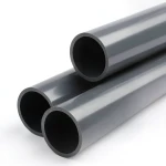 انابيب بلاستيك UPVC ضغط 15 بار مقاس 1/2 1 إنش سماكة 3.7 ملم لون رمادي غامق