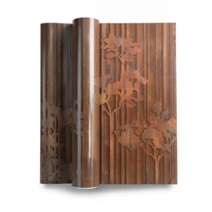 Patterned Wallpaper Brown 5m x 0.53m Model 221080