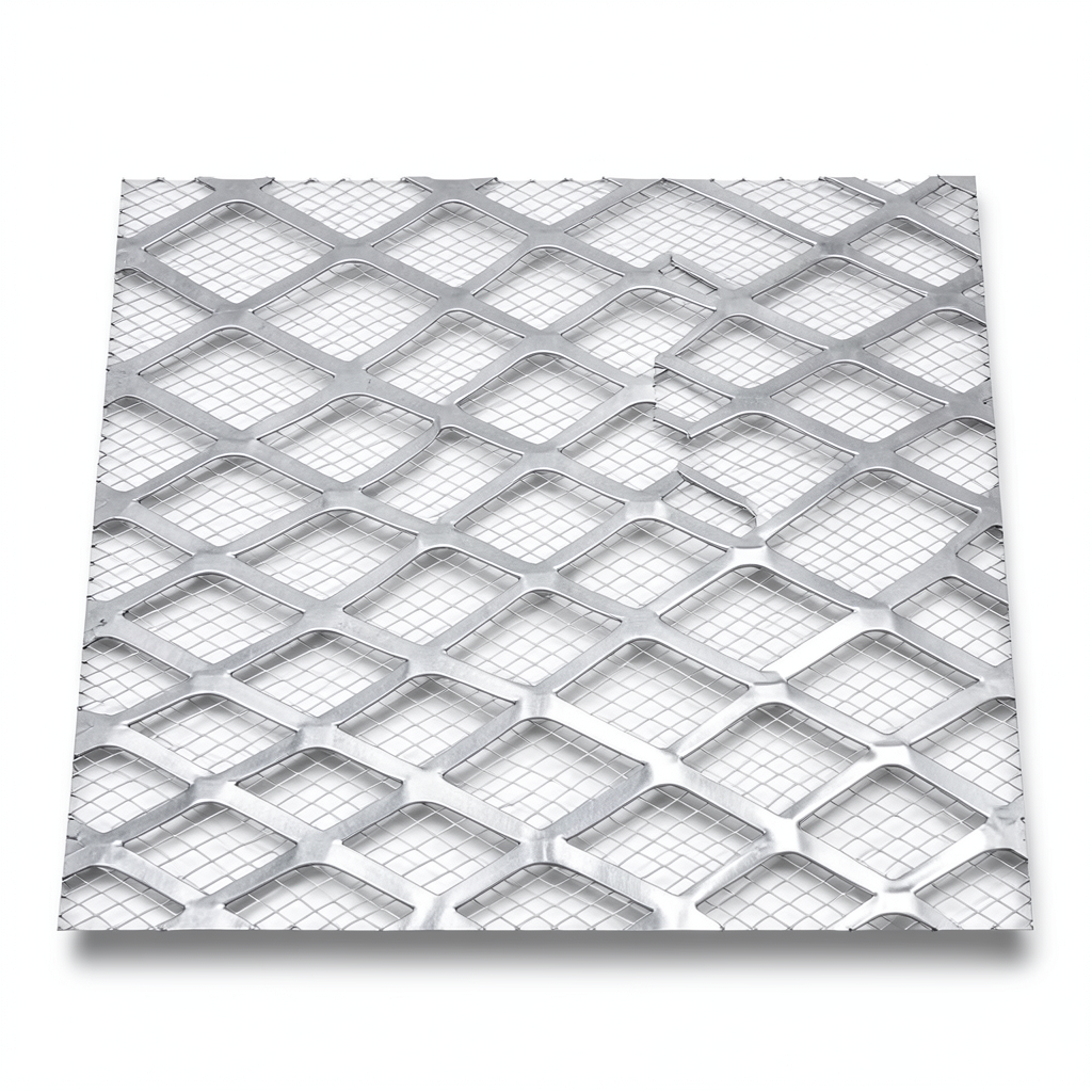 Aluminum Expanded Metal Mesh Thickness 1.8 mm Width 1.22 M Length 1 M