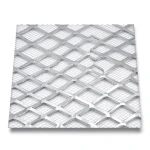 Aluminum Expanded Metal Mesh Thickness 1.8 mm Width 1.22 M Length 1 M