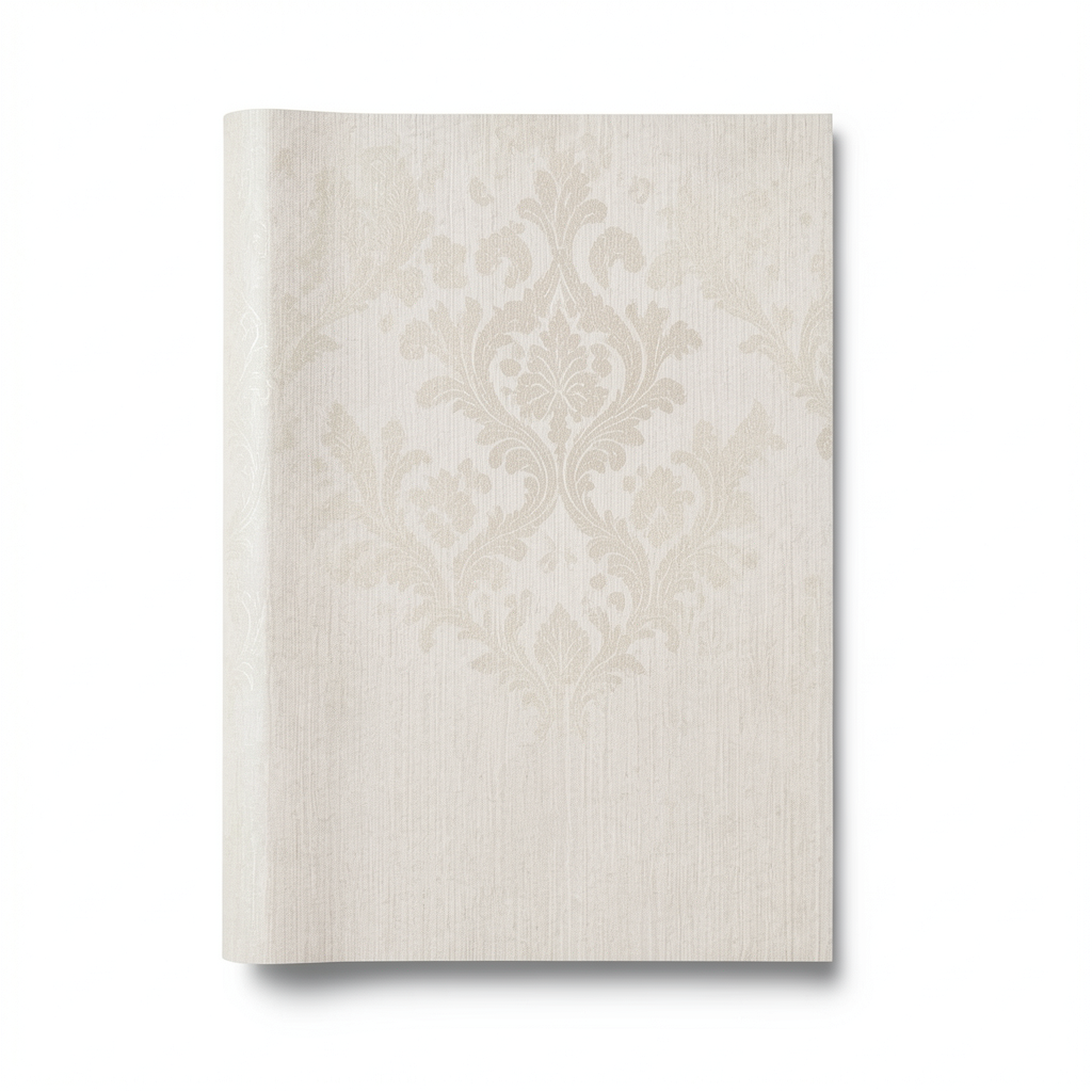 Italian Wallpaper Patterned Design Beige Color, Size 10m x 1.06m, Model 72934
