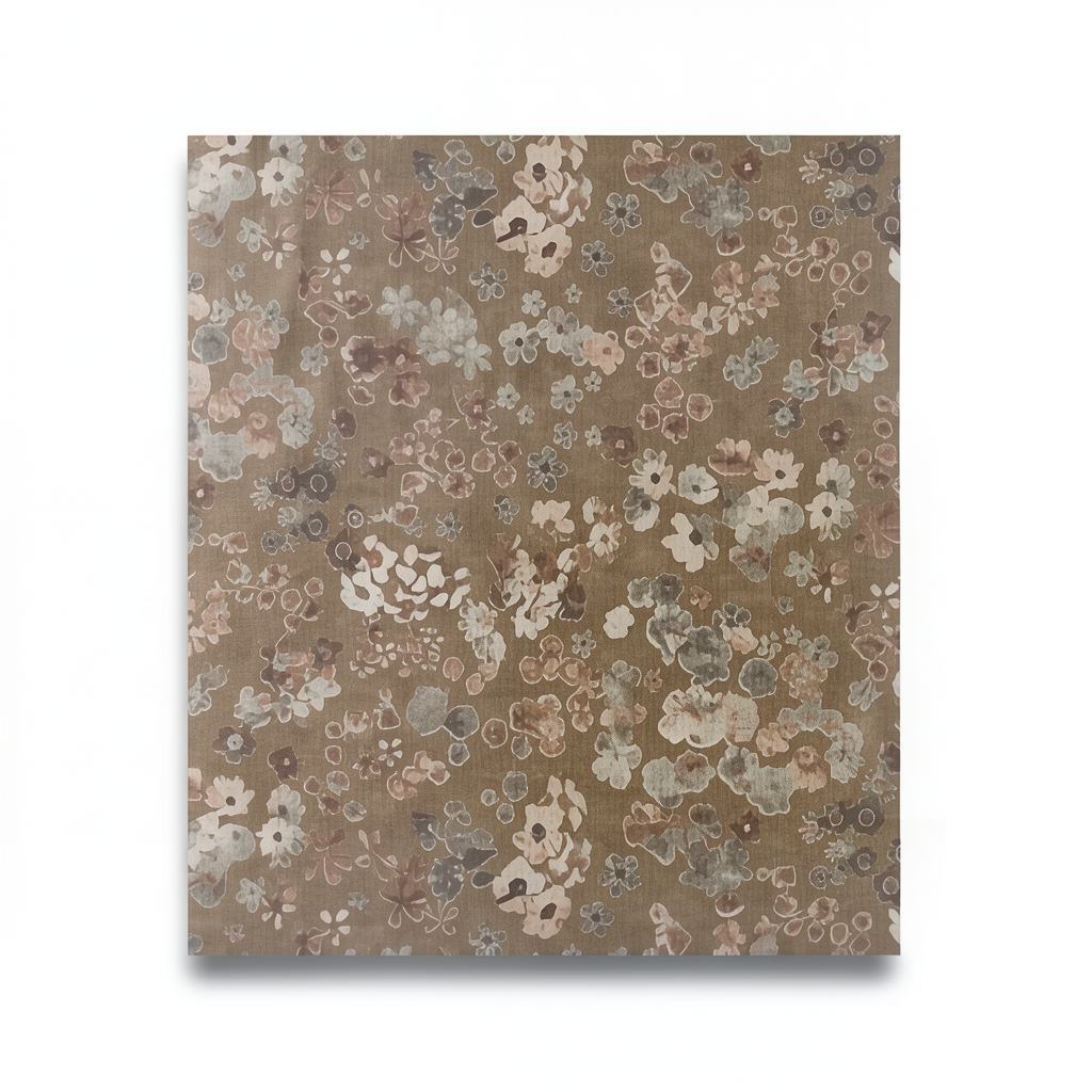 Floral Wallpaper Brown 10 m x 0.53 m, Model 221304