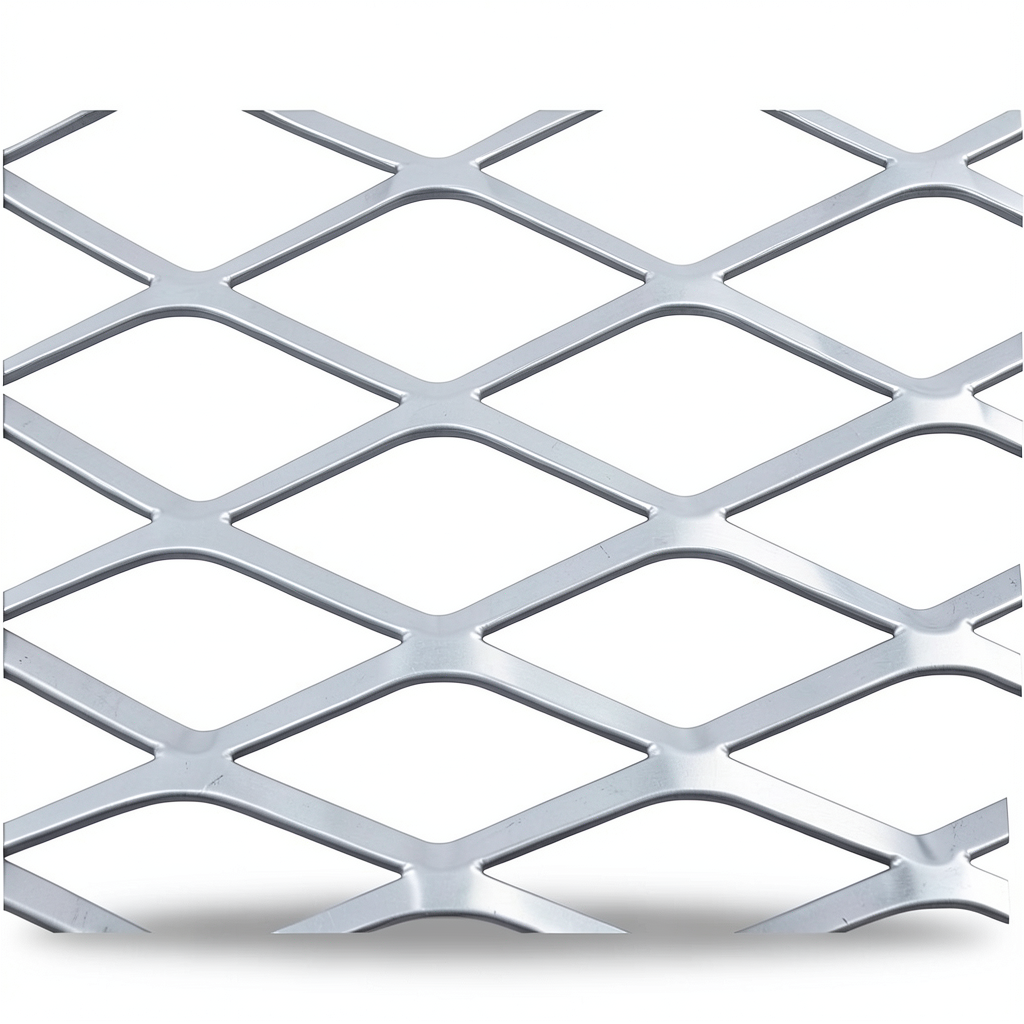 Aluminum Expanded Metal Mesh Thickness 1.8 mm Width 1.22 m Length 5 m